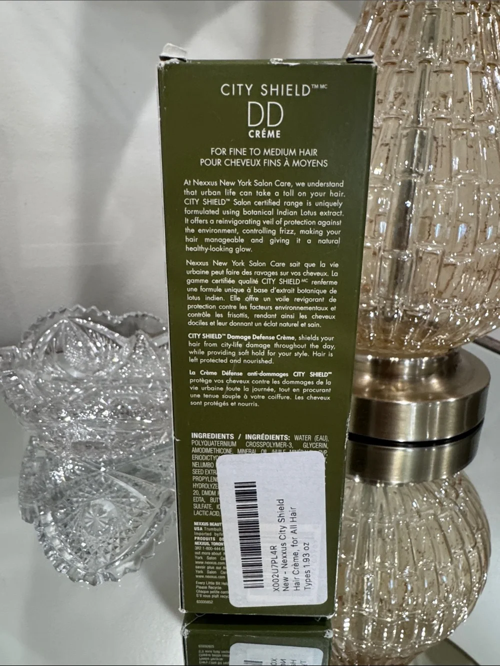 NEW Nexxus City Shield Frizz Resistance Cream DD Creme, Full Size Haircare